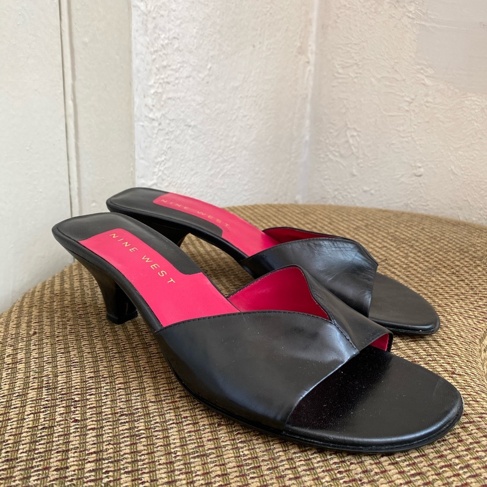 Nine West Leather Slides